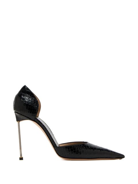 TOM FORD D'Orsay pointed textured heel pumps - Black - zdjęcie produktu nr 1