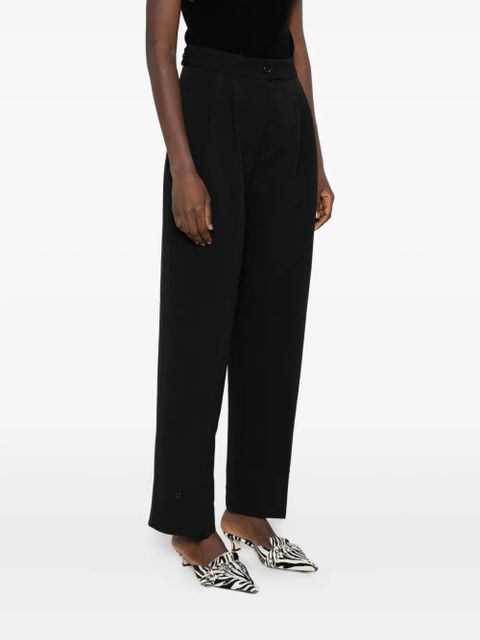 The Frankie Shop pleated buttoned trousers - Black