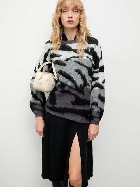 Answear.LAB sweter z dodatkiem wełny damski kolor szary