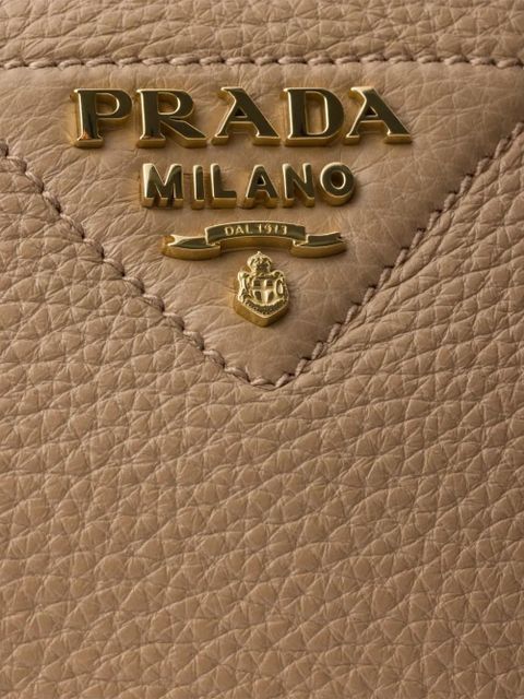 Prada leather shoulder bag - Neutrals