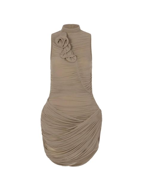 Magda Butrym flower-detail mini dress - Neutrals - zdjęcie produktu nr 1