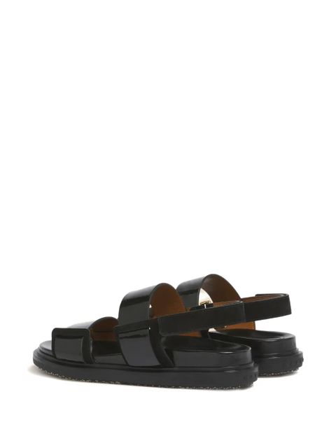 Marni patent sandals - Black