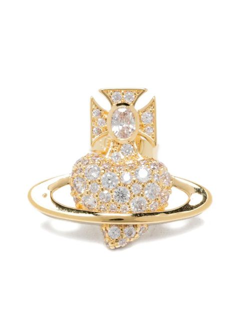 Vivienne Westwood Agnatha crystal-embellished earrings - Gold