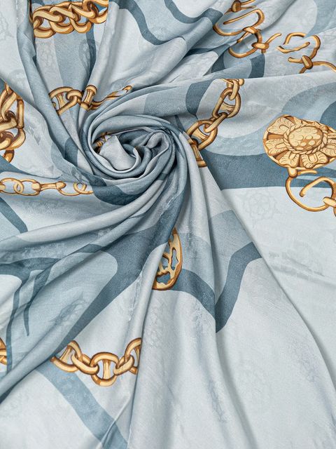 Guess chusta KEFIAH damska kolor niebieski wzorzysta AW5350 VIS03