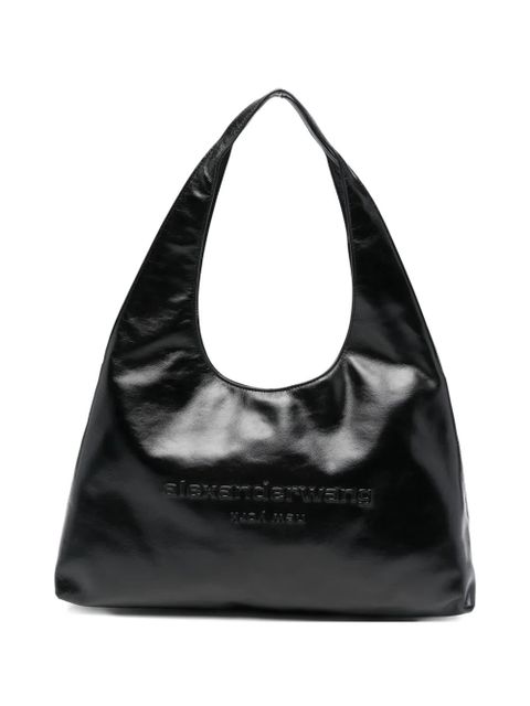 Alexander Wang logo-embossed shoulder bag - Black - zdjęcie produktu nr 1