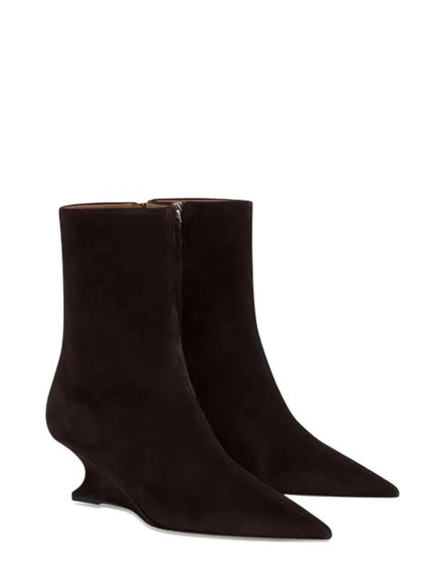 Paris Texas 50mm Nina suede ankle boots - Brown