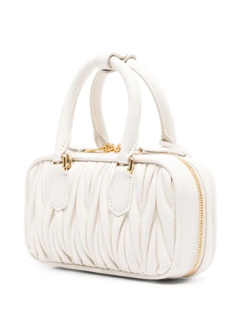 Miu Miu mini Arcadie tote bag - White