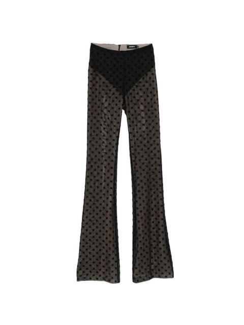 MISBHV logo-pattern trousers - Black - zdjęcie produktu nr 1