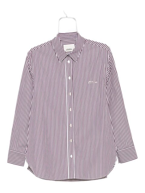 ISABEL MARANT striped button-fastening shirt - Neutrals - zdjęcie produktu nr 2