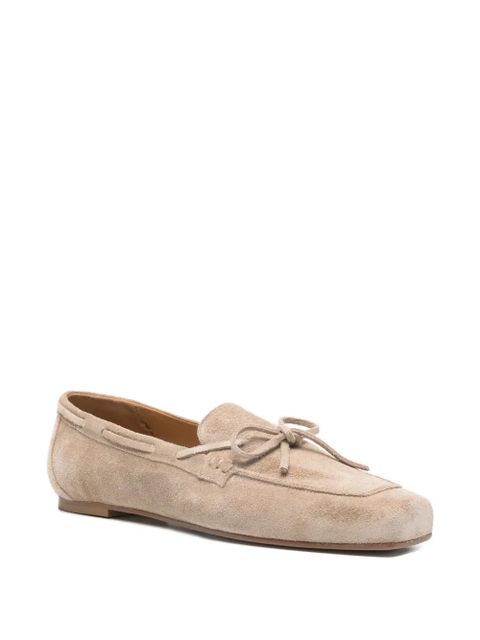 Aeyde Jasper tie suede loafers - Neutrals - zdjęcie produktu nr 2