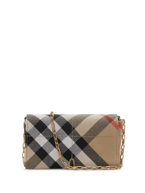 Burberry Check-pattern mini bag - Neutrals - zdjęcie produktu nr 1