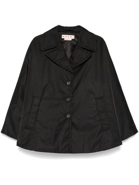 Marni twill coat - Black - zdjęcie produktu nr 1