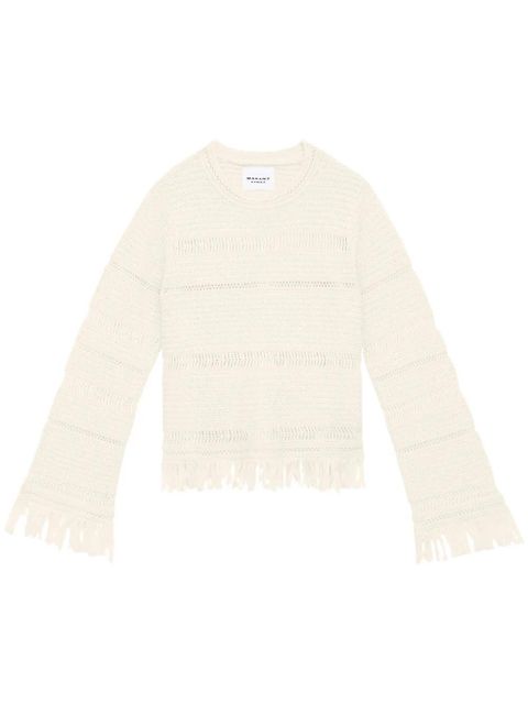 MARANT ÉTOILE Azilis sweater - White - zdjęcie produktu nr 1