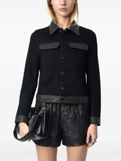 Zadig&Voltaire Kioky denim jacket - Black
