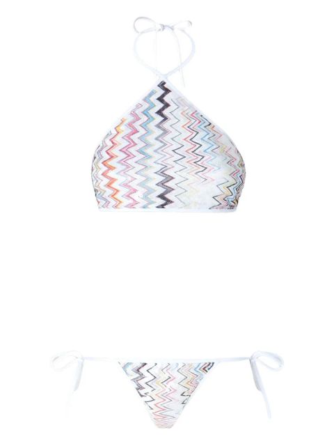 Missoni zigzag-pattern bikini - White - zdjęcie produktu nr 1