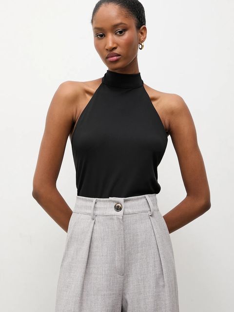 Answear.LAB body damska kolor czarny gładka