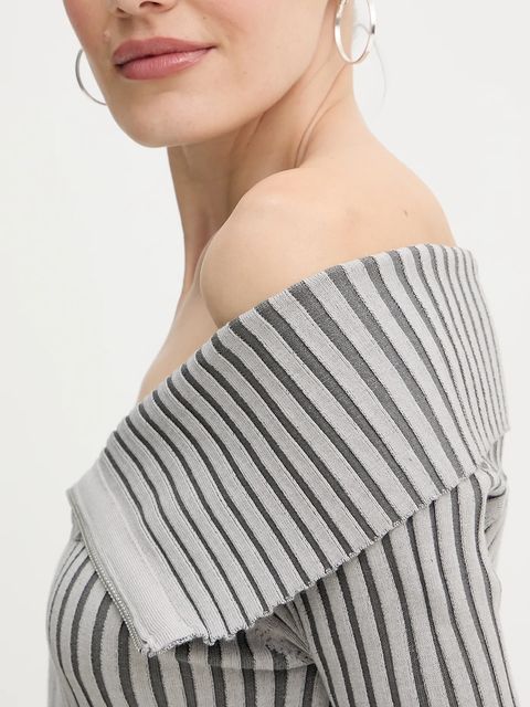 Guess sukienka KATHRYN kolor szary mini dopasowana W5YK28 Z30I2