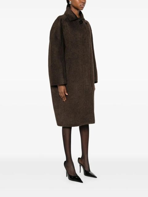 Max Mara Prosit buttoned coat - Brown