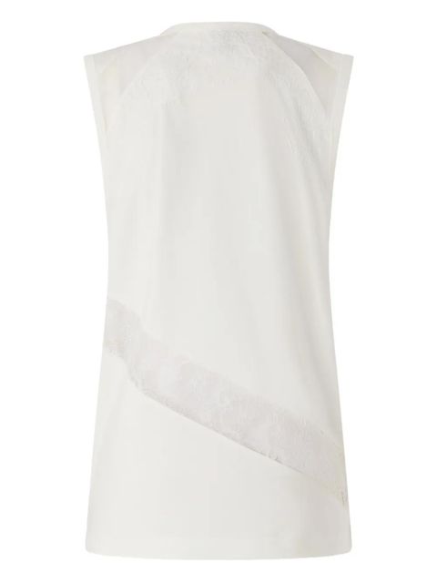 PINKO lace-panelled top - White - zdjęcie produktu nr 2