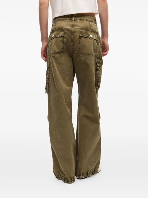 GANNI cargo trousers - Green