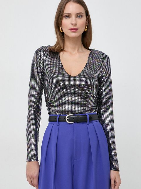 Guess body CAMILLE kolor srebrny wzorzysta W4RP13 KBJG0 - zdjęcie produktu nr 1