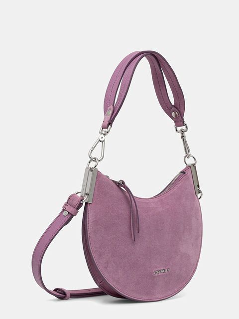 Coccinelle torebka zamszowa kolor fioletowy E1.QKG.13.03.01 - zdjęcie produktu nr 2