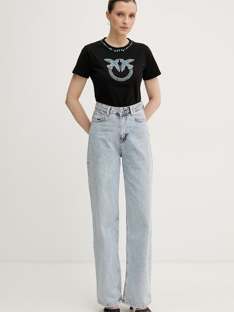 Pinko t-shirt damski bawełniany - zdjęcie produktu nr 1