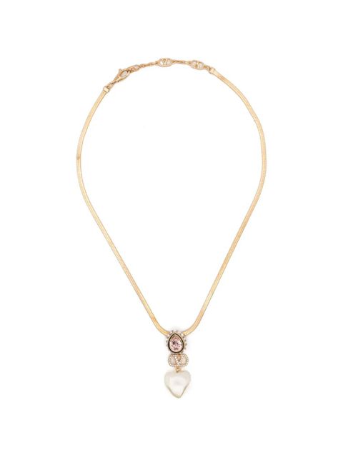 Valentino Garavani heart-pendant necklace - Gold - zdjęcie produktu nr 1