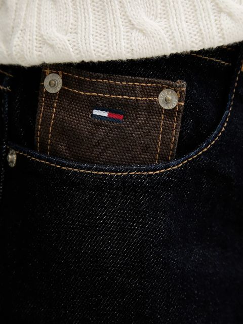 Tommy Jeans spódnica jeansowa kolor granatowy mini ołówkowa DW0DW21991
