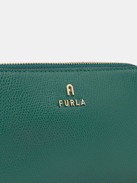 Furla kosmetyczka skórzana 2-pack kolor zielony WE00453.ARE000.4348S