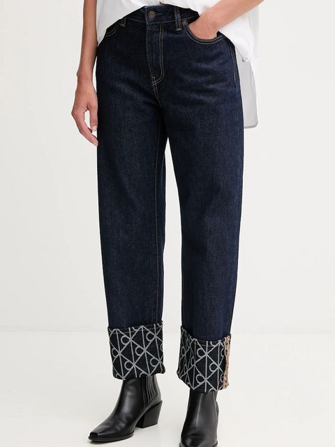 Calvin Klein Jeans jeansy damskie medium waist LV047D711G - zdjęcie produktu nr 1