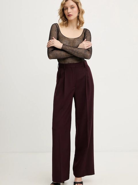 Elisabetta Franchi body damska kolor czarny gładka BO01157E2