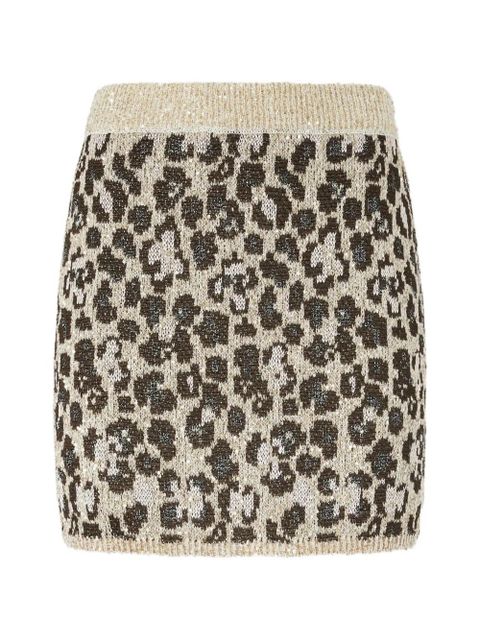 Missoni animal-print mini skirt - Neutrals - zdjęcie produktu nr 1