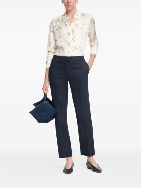 Altuzarra petal-print silk shirt - Neutrals - zdjęcie produktu nr 2