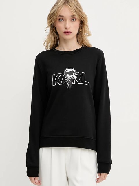 Karl Lagerfeld bluza bawełniana IKON - zdjęcie produktu nr 2