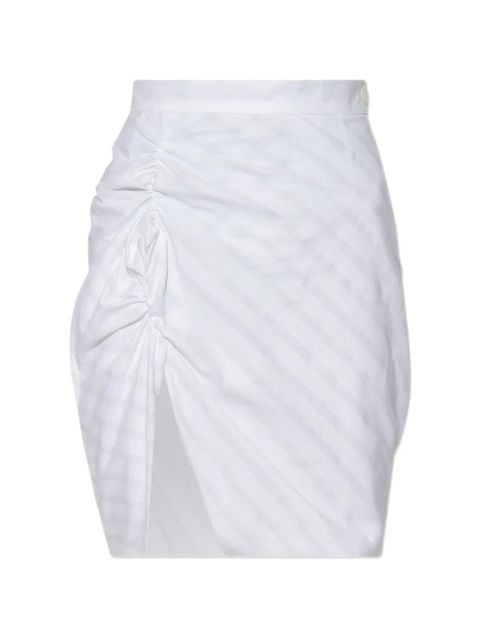 Vivienne Westwood striped gathered skirt - White - zdjęcie produktu nr 1