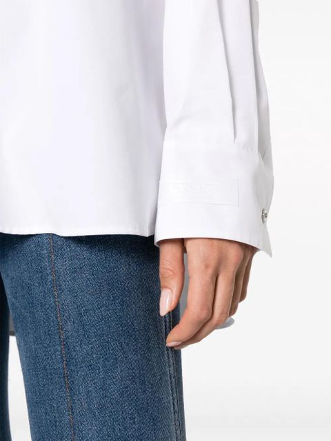 Versace button-up cotton shirt - White