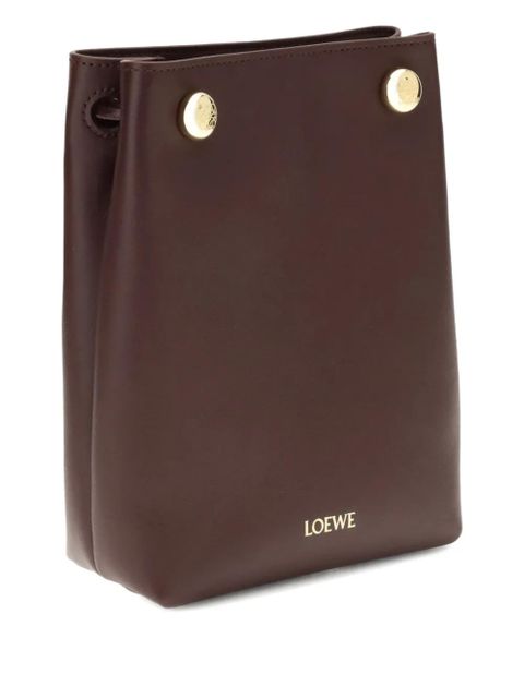 LOEWE drawstring calfskin pouch - Brown - zdjęcie produktu nr 1