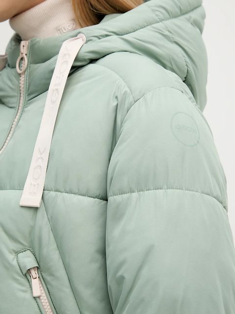 Geox kurtka SPHERICA kolor turkusowy zimowa W5628J T3273 - zdjęcie produktu nr 2