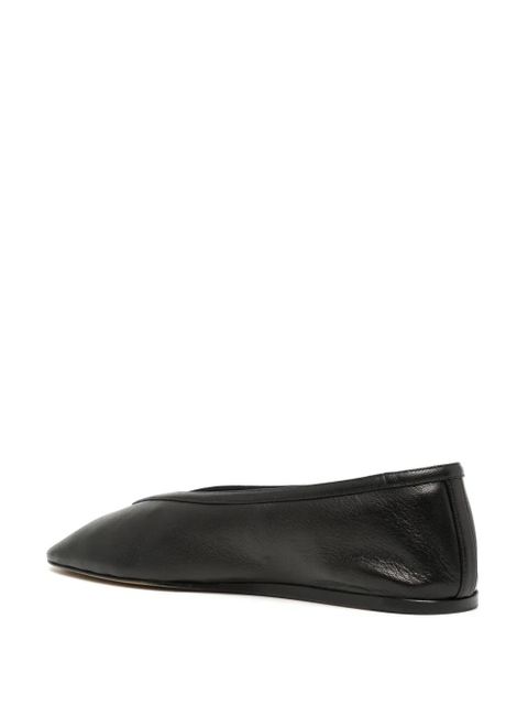 Le Monde Beryl Luna leather ballerina shoes - Black