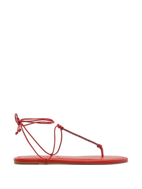 FARM Rio tie stone sandals - Red - zdjęcie produktu nr 1