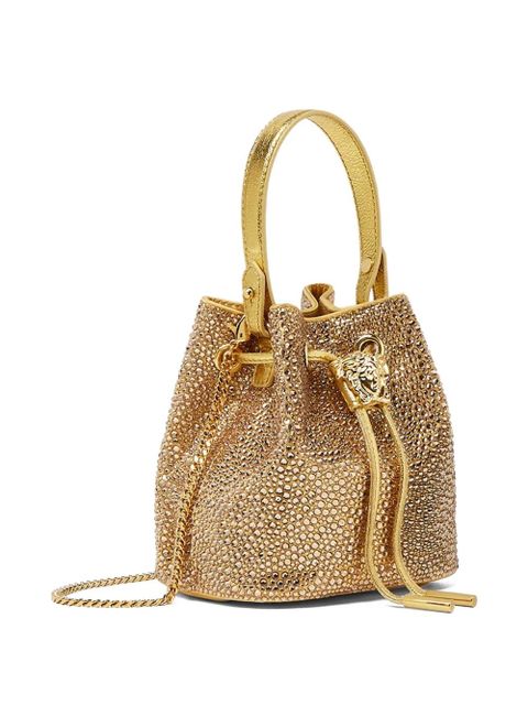 Versace La Medusa drawstring mini bag - Gold