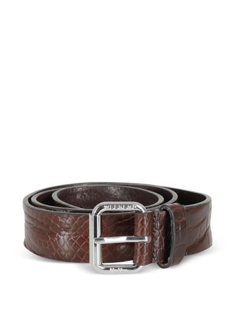 Weekend Max Mara embossed buckle belt - Brown - zdjęcie produktu nr 1