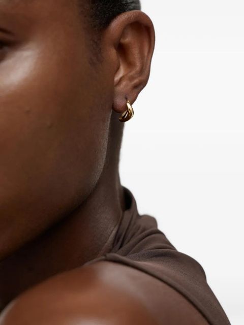 Monica Vinader Swirl huggie earrings - Gold - zdjęcie produktu nr 2