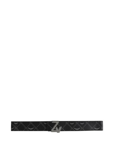 Zadig&Voltaire monogram-pattern belt - Black - zdjęcie produktu nr 2
