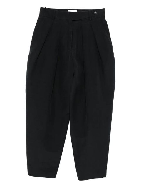 The Row pleated trousers - Black