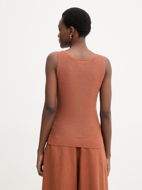 MM by Max Mara top damski lniany BRAVA - zdjęcie produktu nr 1