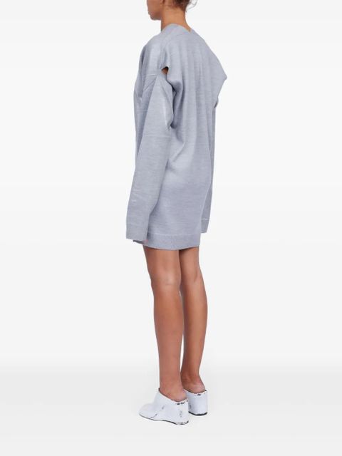 MM6 Maison Margiela V-neck cardigan - Grey