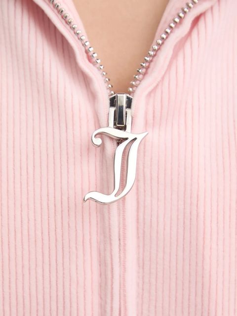 Juicy Couture bluza piżamowa LIV RIB VELOUR HOODIE