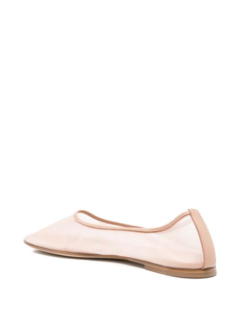 Dear Frances round-neck ballet flat - Neutrals
